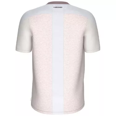 Maglietta Head Play Tech 26 Padel Rosa Mélange