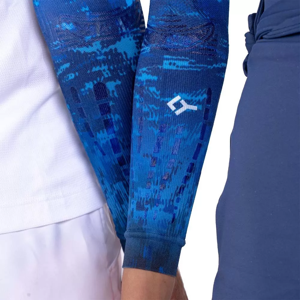 Manicotto a Compressione Floky NO-STRAIN Evolution Blu Supernova