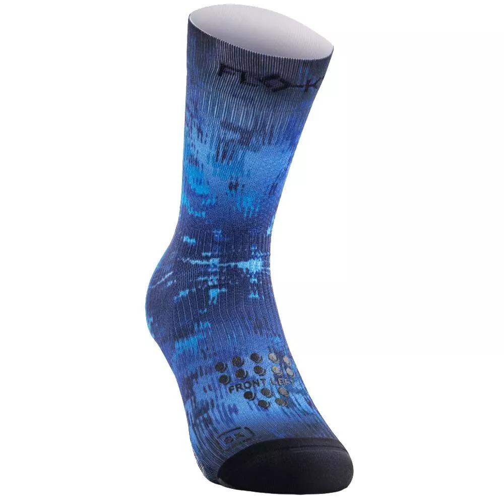 Calze a Compressione Floky S-MASH 3D FANTASY Blu Supernova