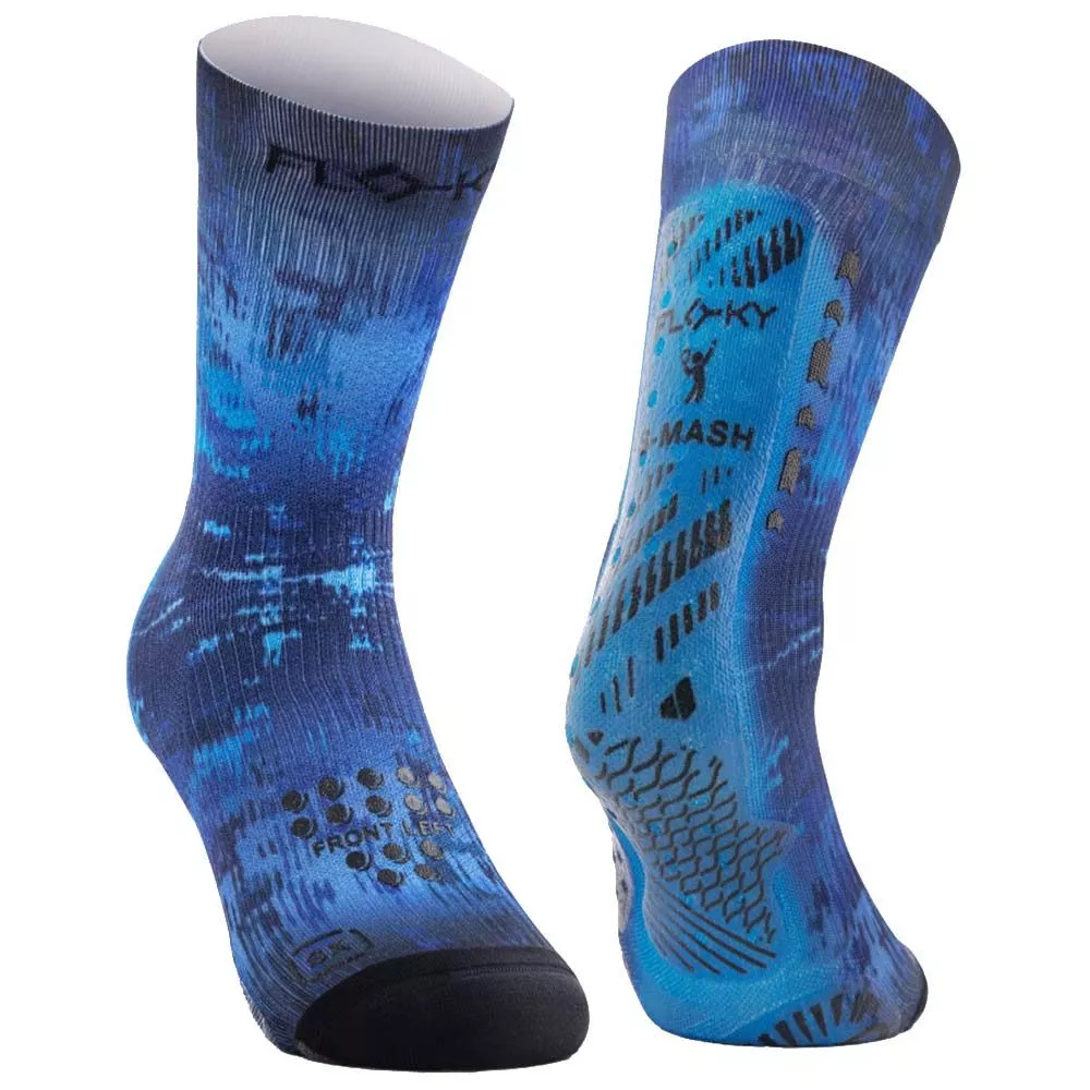 Calze a Compressione Floky S-MASH 3D FANTASY Blu Supernova