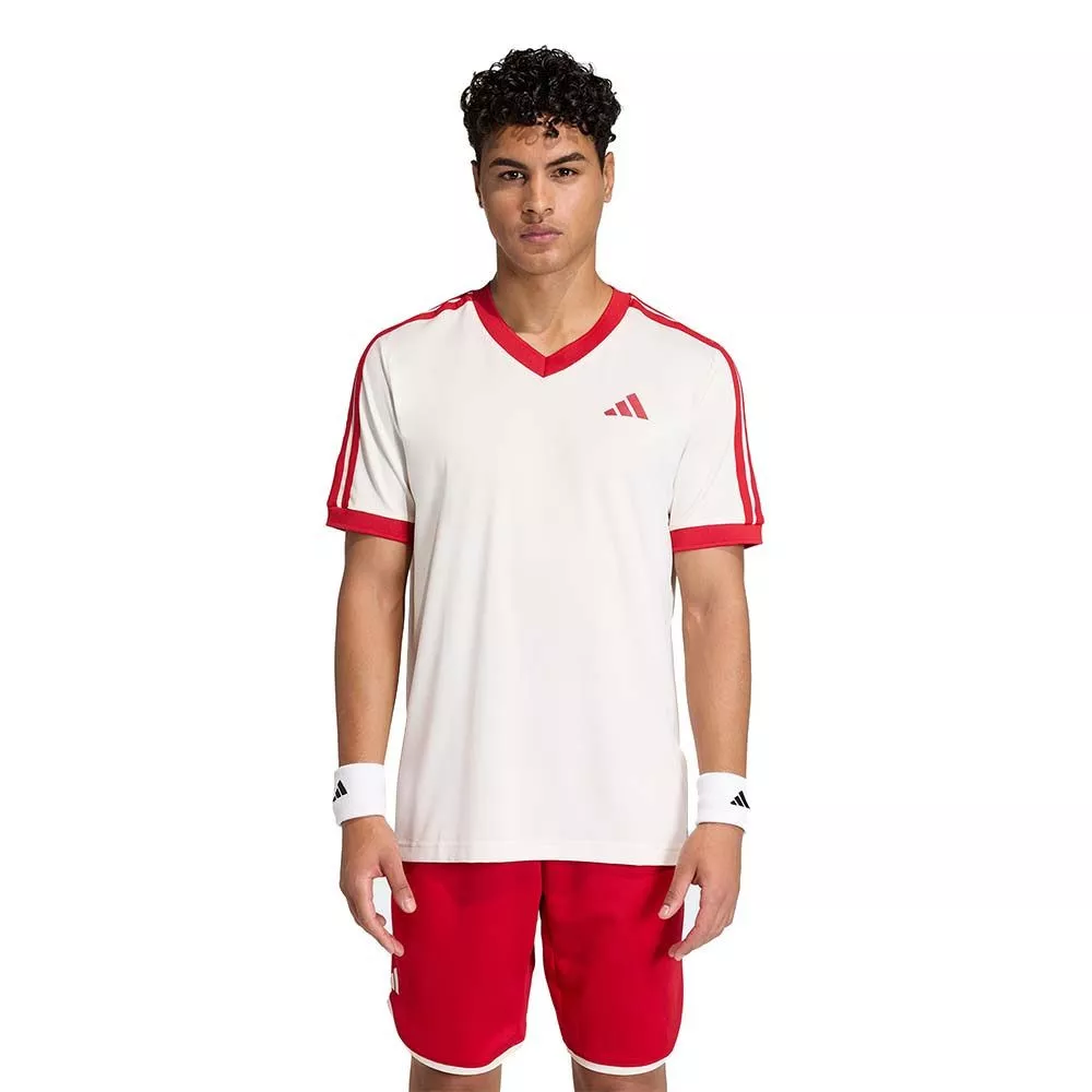Maglietta Adidas Padel Classics Bianco / Rosso