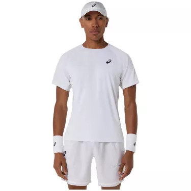 T-Shirt Asics Match SS Bianca per Padel