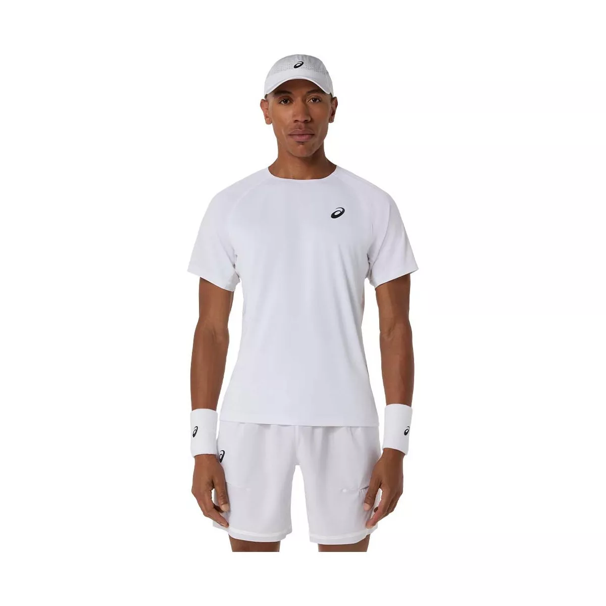 T-Shirt Asics Match SS Bianca per Padel