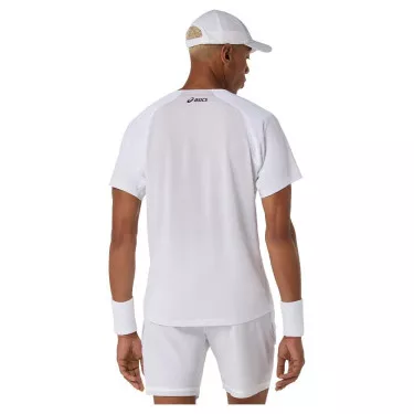 T-Shirt Asics Match SS Bianca per Padel