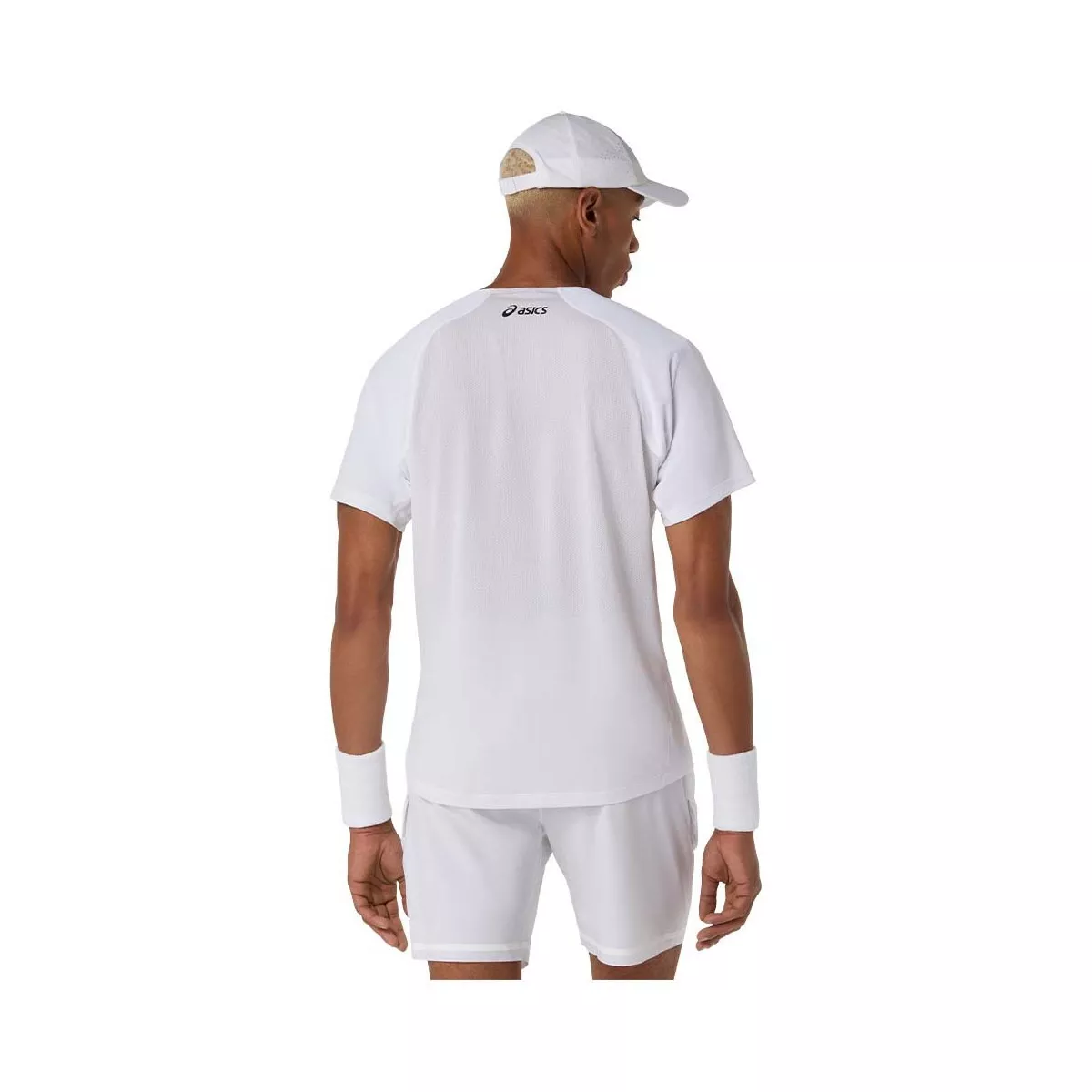 T-Shirt Asics Match SS Bianca per Padel
