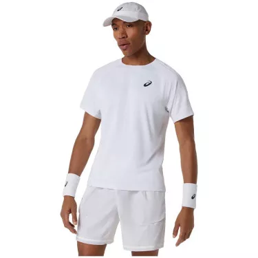 T-Shirt Asics Match SS Bianca per Padel
