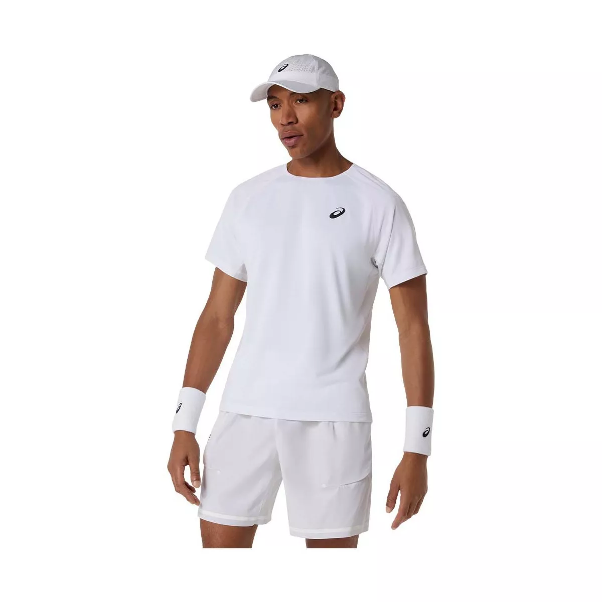 T-Shirt Asics Match SS Bianca per Padel