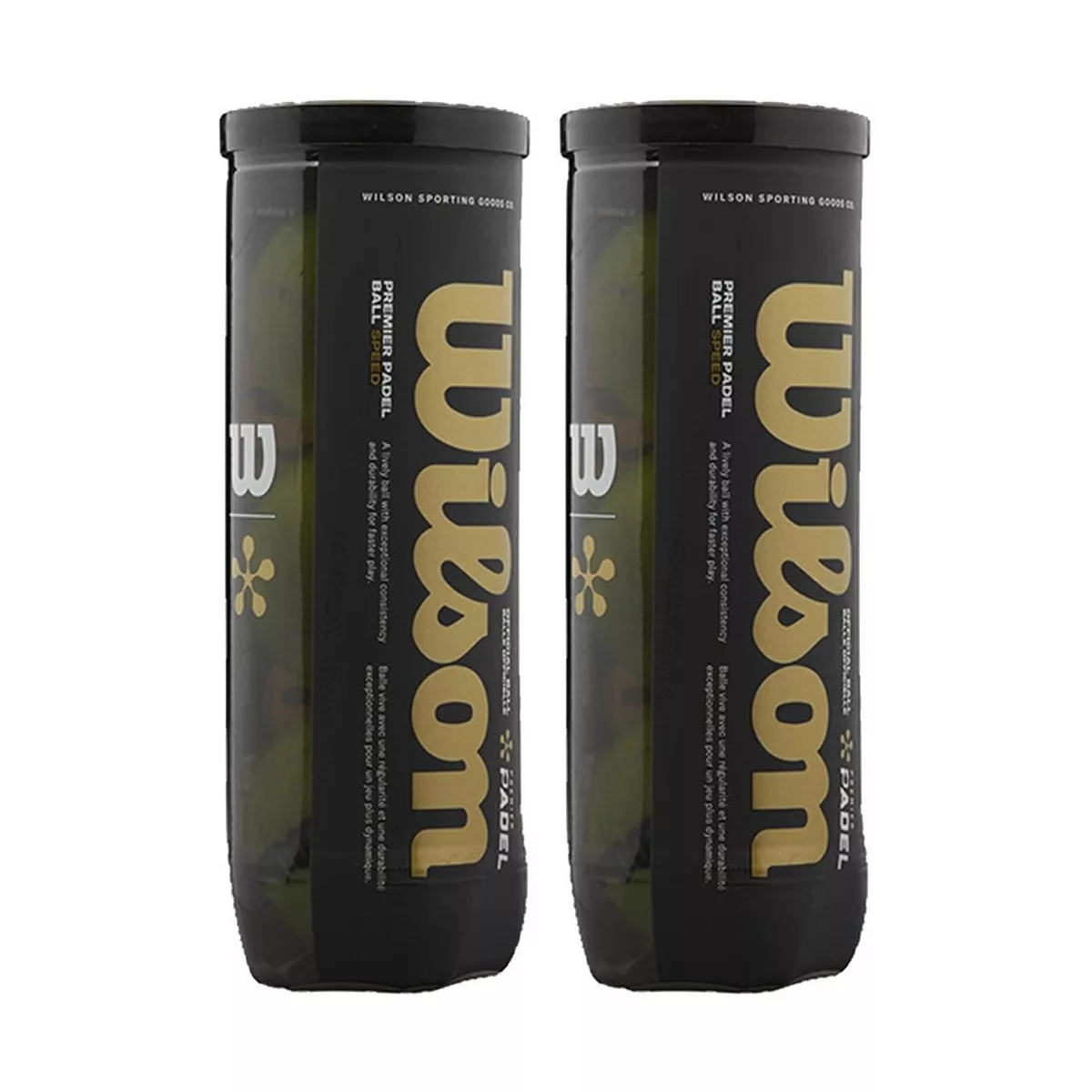 Confezione da 2 tubi da 3 palline Wilson Premier Padel Speed