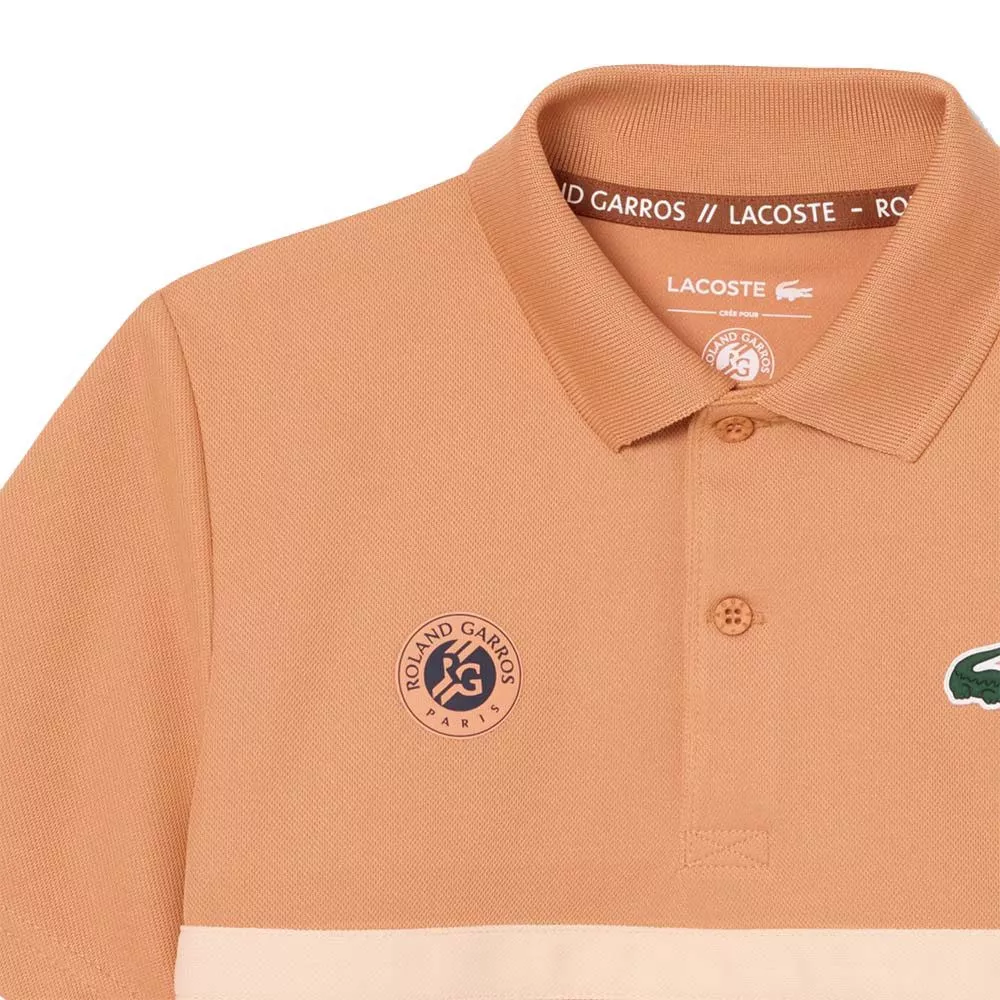 Polo Lacoste Roland Garros Junior Arancione