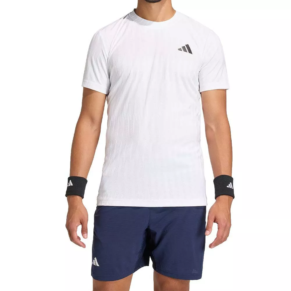 Maglietta Padel Adidas Climacool+ Airchill FreeLift Bianca
