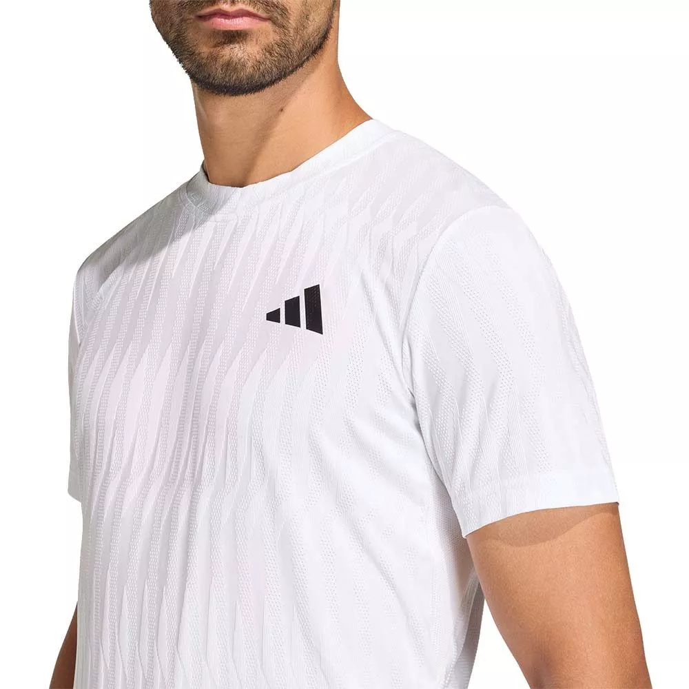Maglietta Padel Adidas Climacool+ Airchill FreeLift Bianca