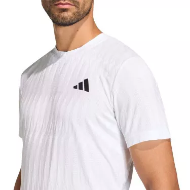 Maglietta Padel Adidas Climacool+ Airchill FreeLift Bianca