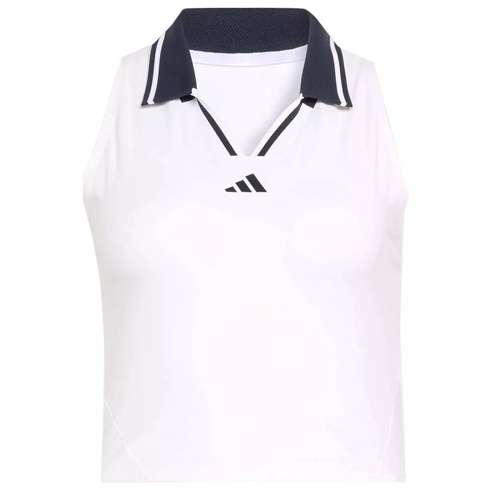 Canotta Adidas Padel Crop Pro Paris Bianca
