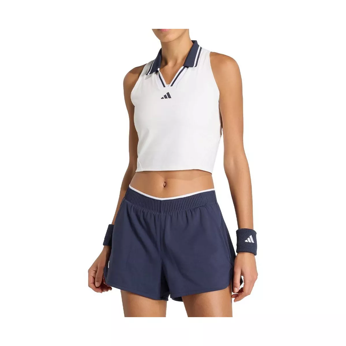 Canotta Adidas Padel Crop Pro Paris Bianca