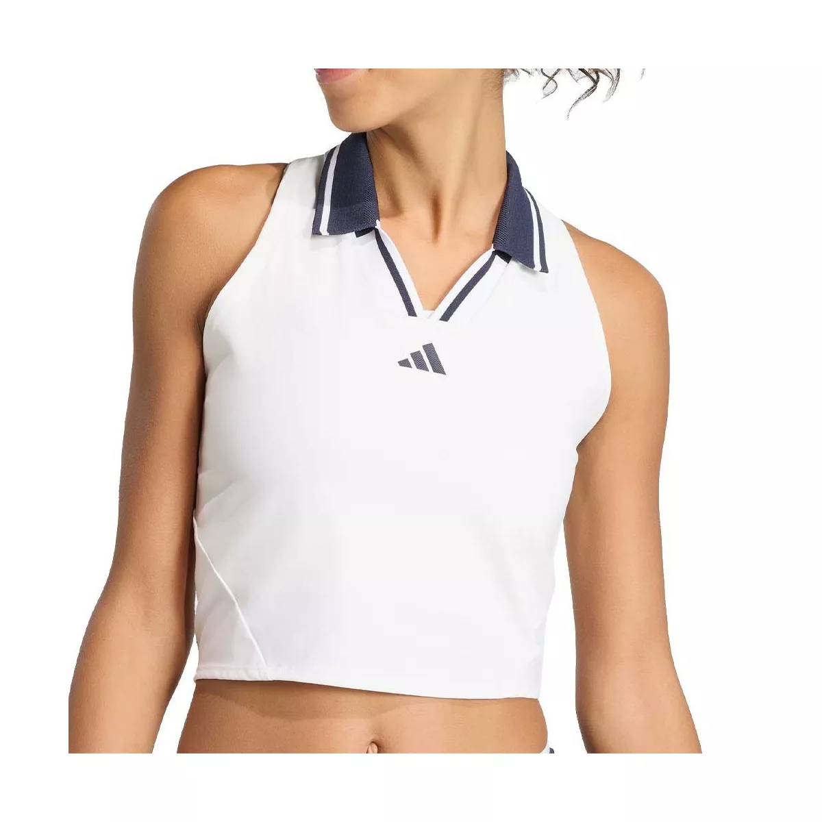Canotta Adidas Padel Crop Pro Paris Bianca