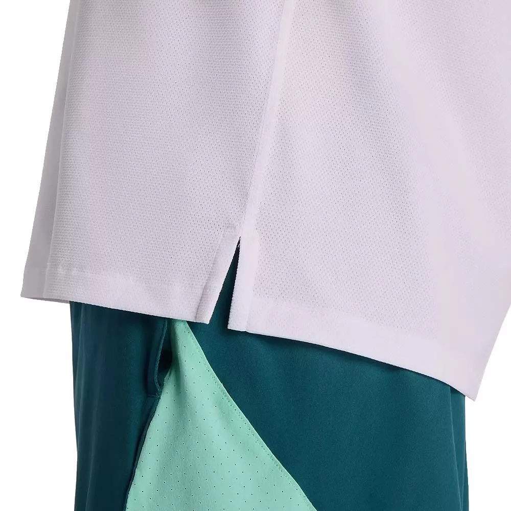 T-Shirt New Balance Tournament Novelty Bianco da Padel