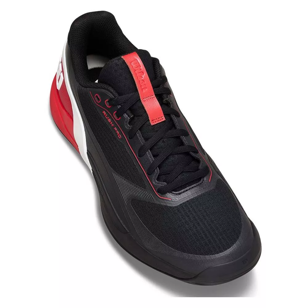 Scarpe Wilson Rush Pro 5 Padel Nero / Rosso