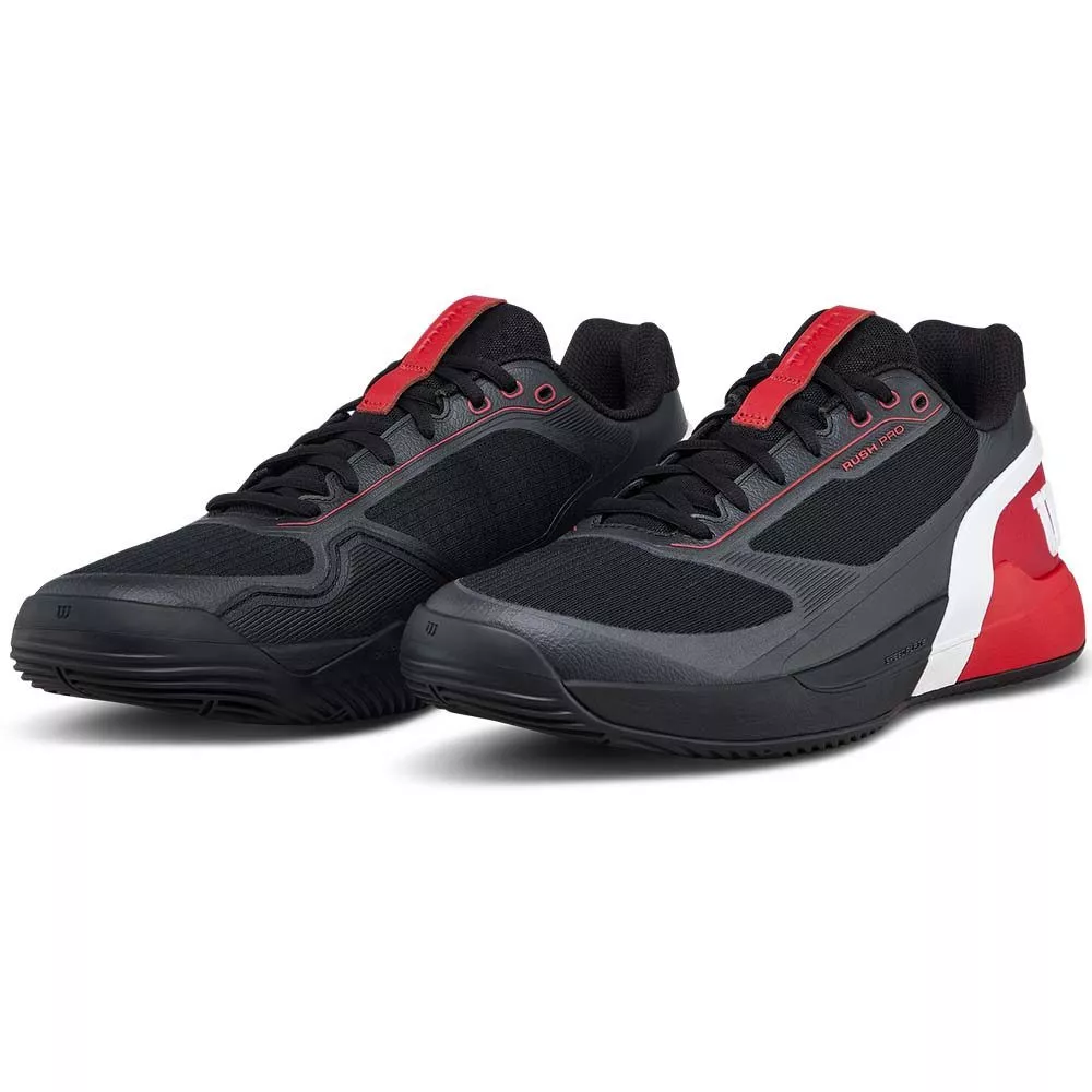 Scarpe Wilson Rush Pro 5 Padel Nero / Rosso