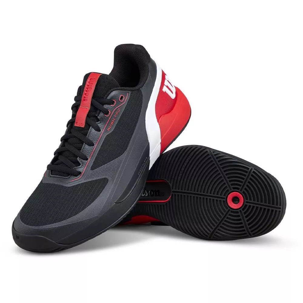 Scarpe Wilson Rush Pro 5 Padel Nero / Rosso