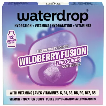 Waterdrop Microdrink Fusion Frutti Rossi x12 per il Padel