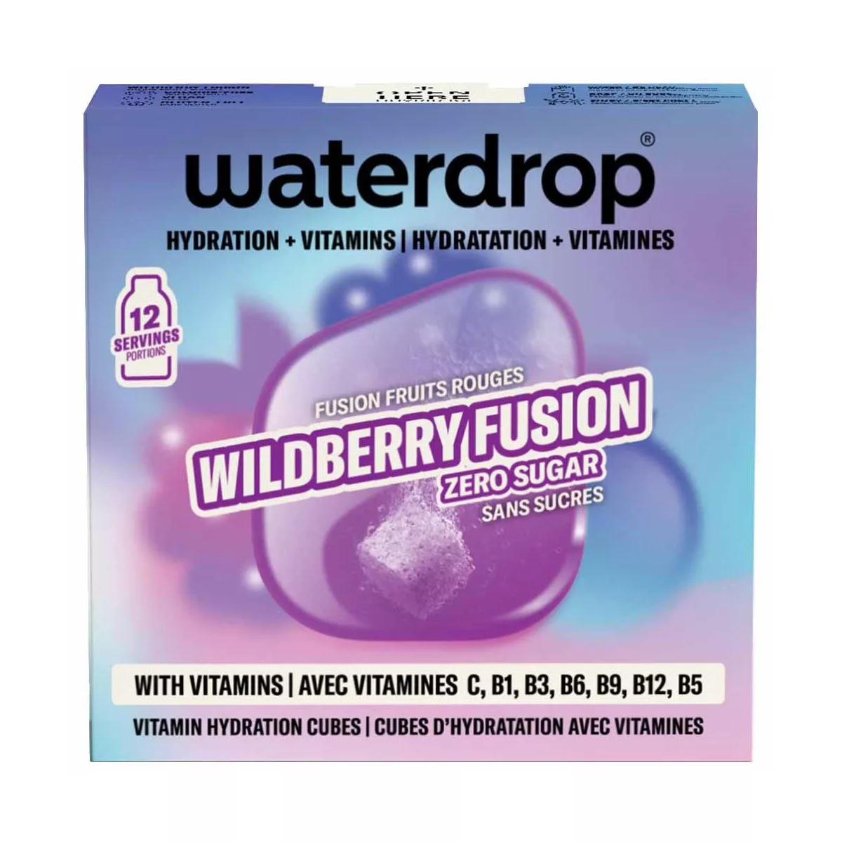 Waterdrop Microdrink Fusion Frutti Rossi x12 per il Padel