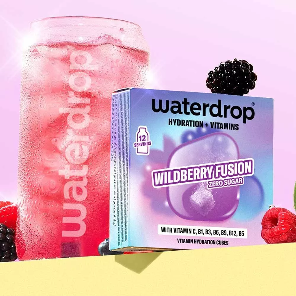 Waterdrop Microdrink Fusion Frutti Rossi x12 per il Padel
