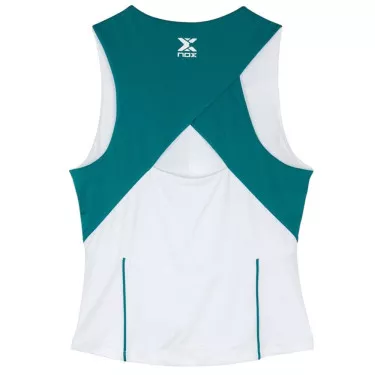 Canotta Nox Pro Donna Bianca / Verde
