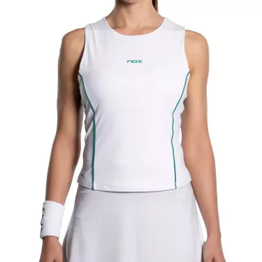 Canotta Nox Pro Donna Bianca / Verde