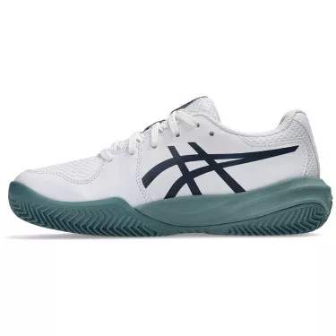 Scarpe Asics Gel Resolution X GS Terra Battuta Junior Bianco / Blu Notte