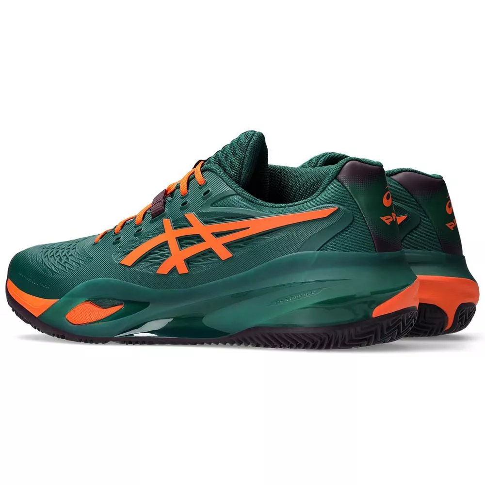 Scarpe Asics Gel Resolution X Padel Verdi / Arancioni