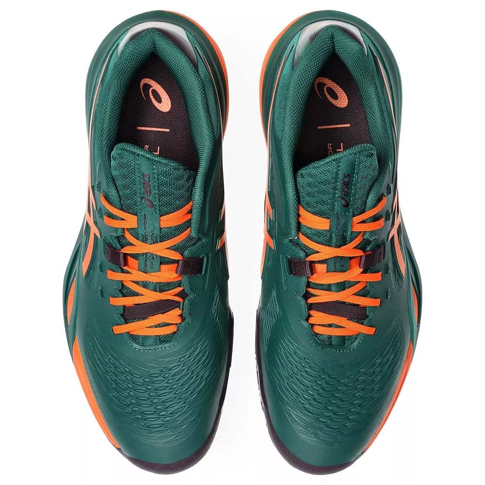 Scarpe Asics Gel Resolution X Padel Verdi / Arancioni