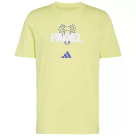 T-shirt Adidas Padel Grafico Giallo