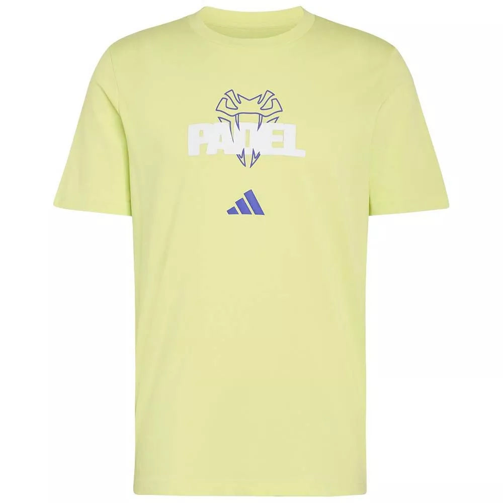 T-shirt Adidas Padel Grafico Giallo