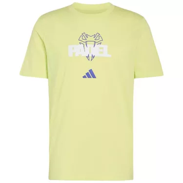 T-shirt Adidas Padel Grafico Giallo
