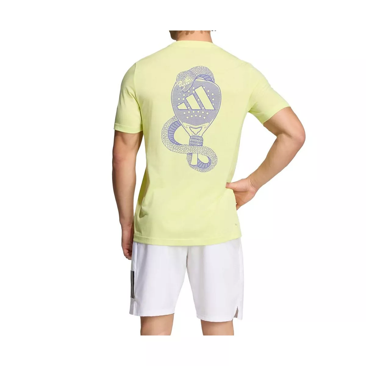 T-shirt Adidas Padel Grafico Giallo