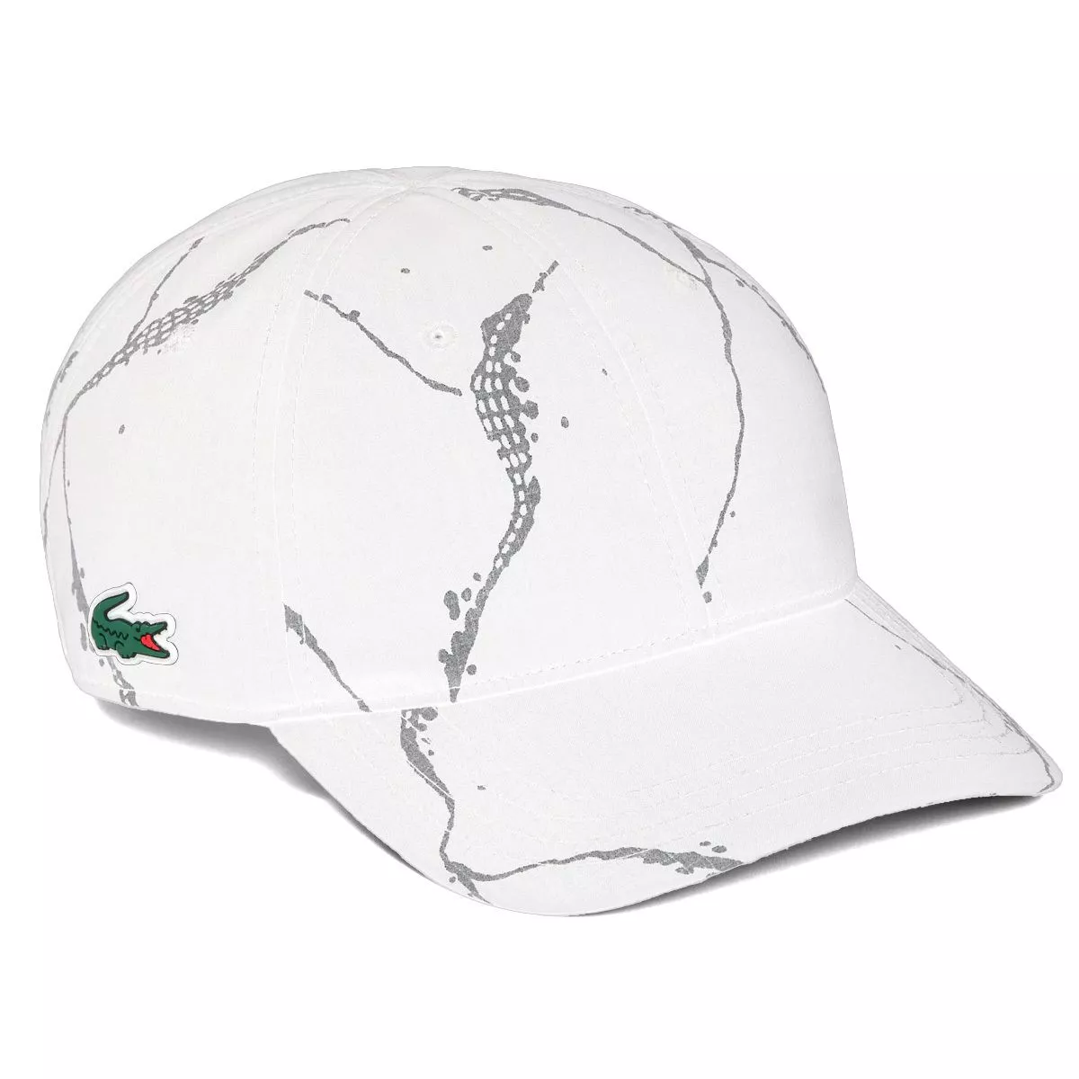 Cappellino Lacoste Riflettente Bianco da Padel