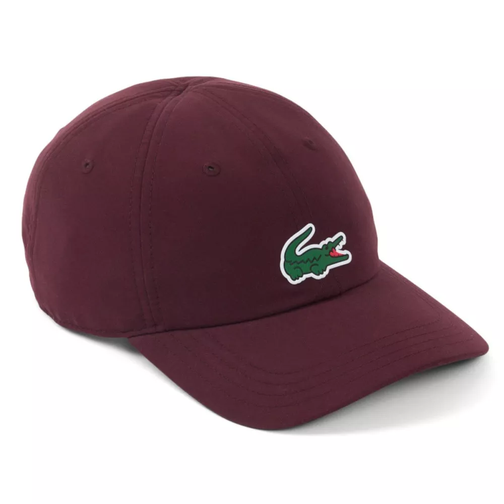 Cappellino Lacoste x Novak Djokovic Marrone castagna da Padel