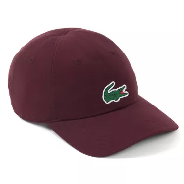 Cappellino Lacoste x Novak Djokovic Marrone castagna da Padel
