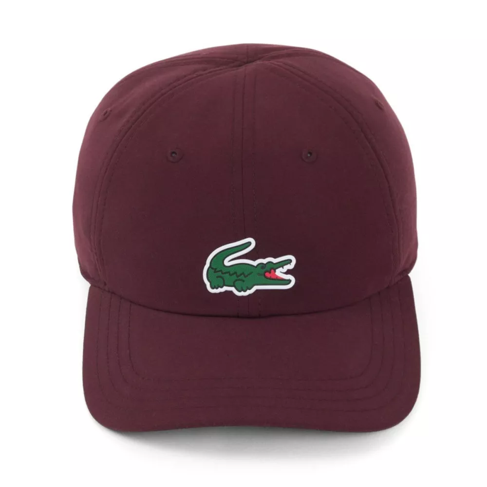Cappellino Lacoste x Novak Djokovic Marrone castagna da Padel