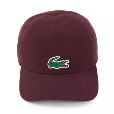 Cappellino Lacoste x Novak Djokovic Marrone castagna da Padel