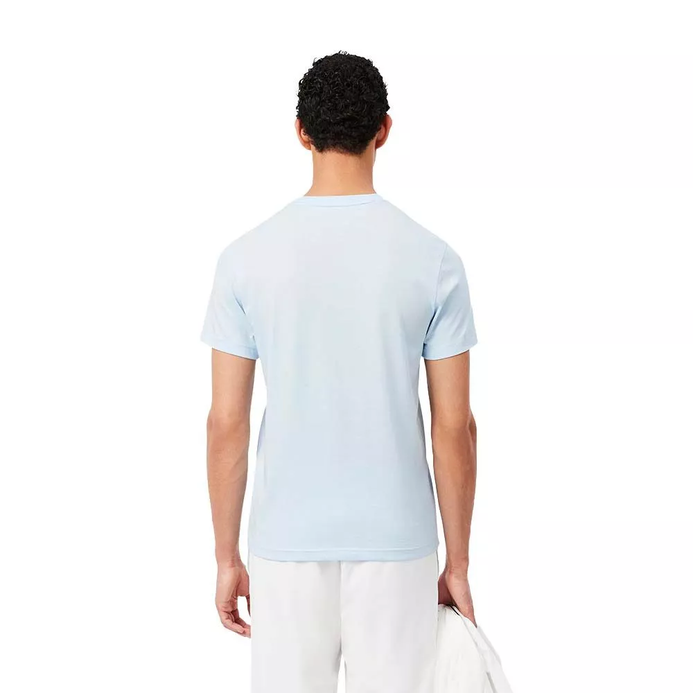 T-Shirt Lacoste Sport Ultra Dry Stampata Azzurro / Blu