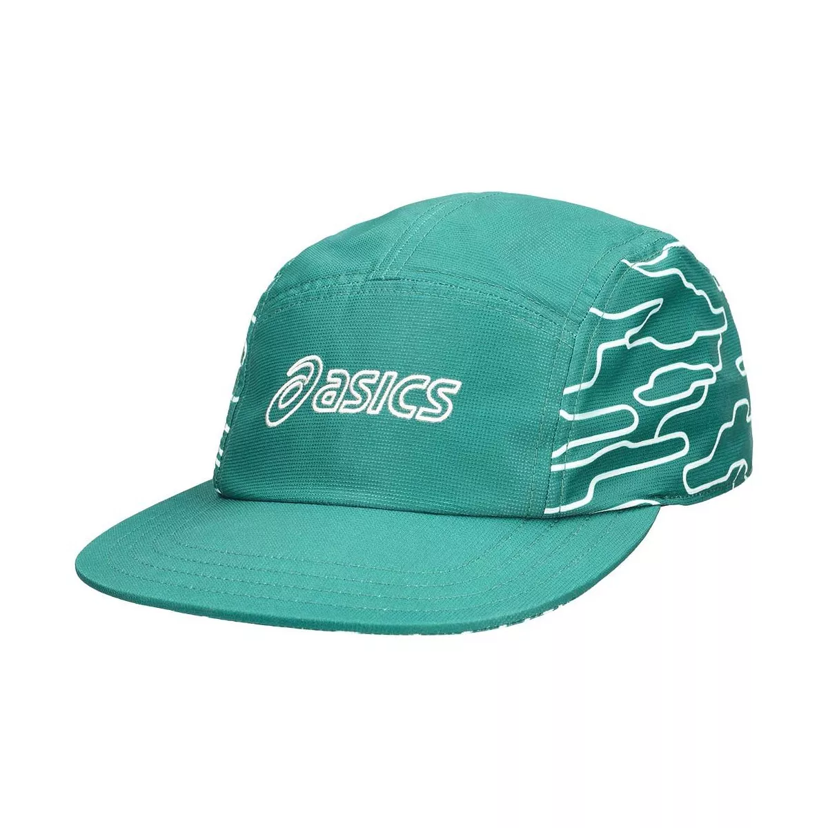 Cappello Asics Padel 5 Panel Verde / Bianco