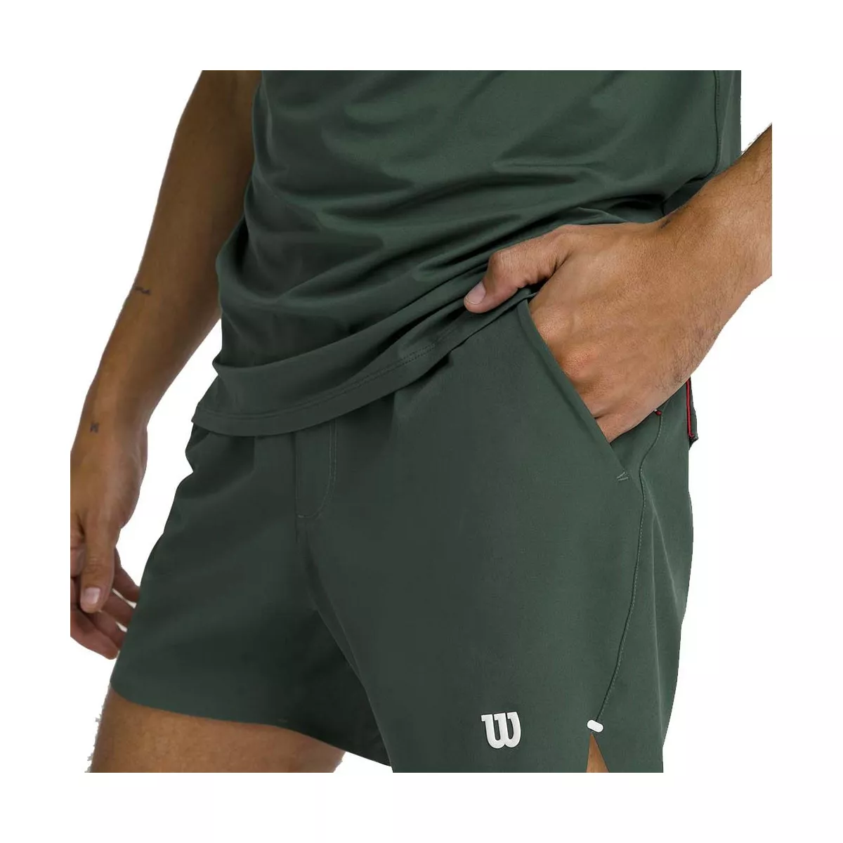 Short Wilson Tournament 18cm Uomo Verde