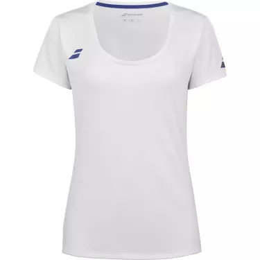 T-Shirt Babolat Play Cap Bambina Bianco