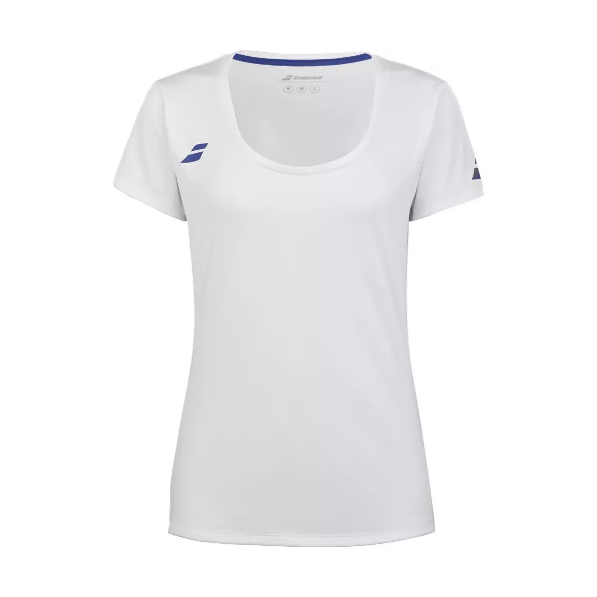 T-Shirt Babolat Play Cap Bambina Bianco