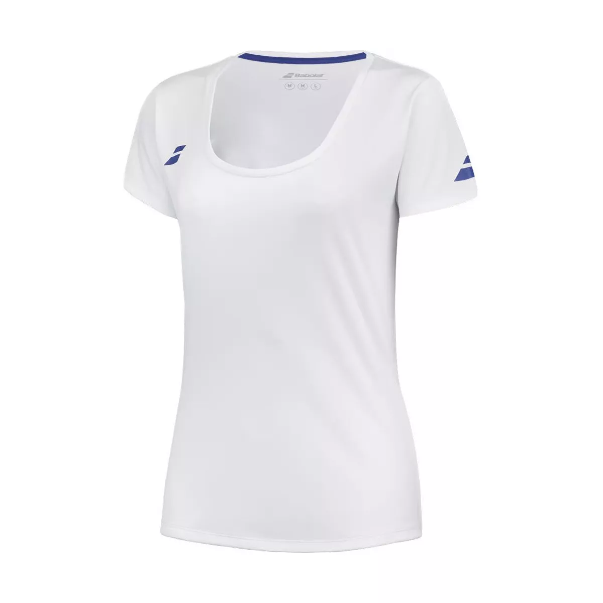 T-Shirt Babolat Play Cap Bambina Bianco