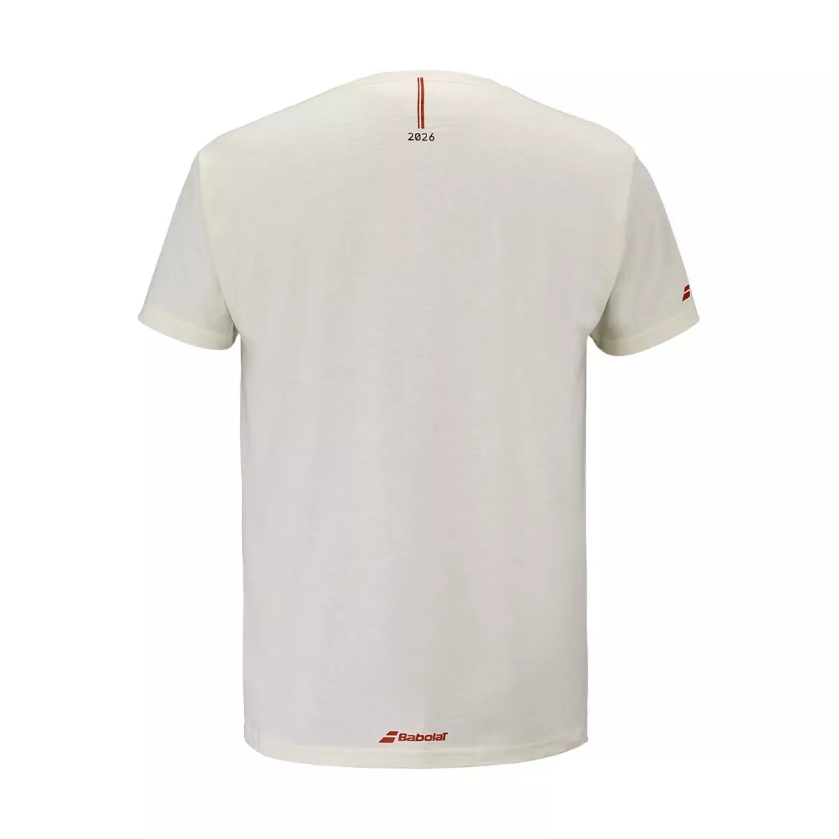 T-shirt Babolat Exercise Message Crema