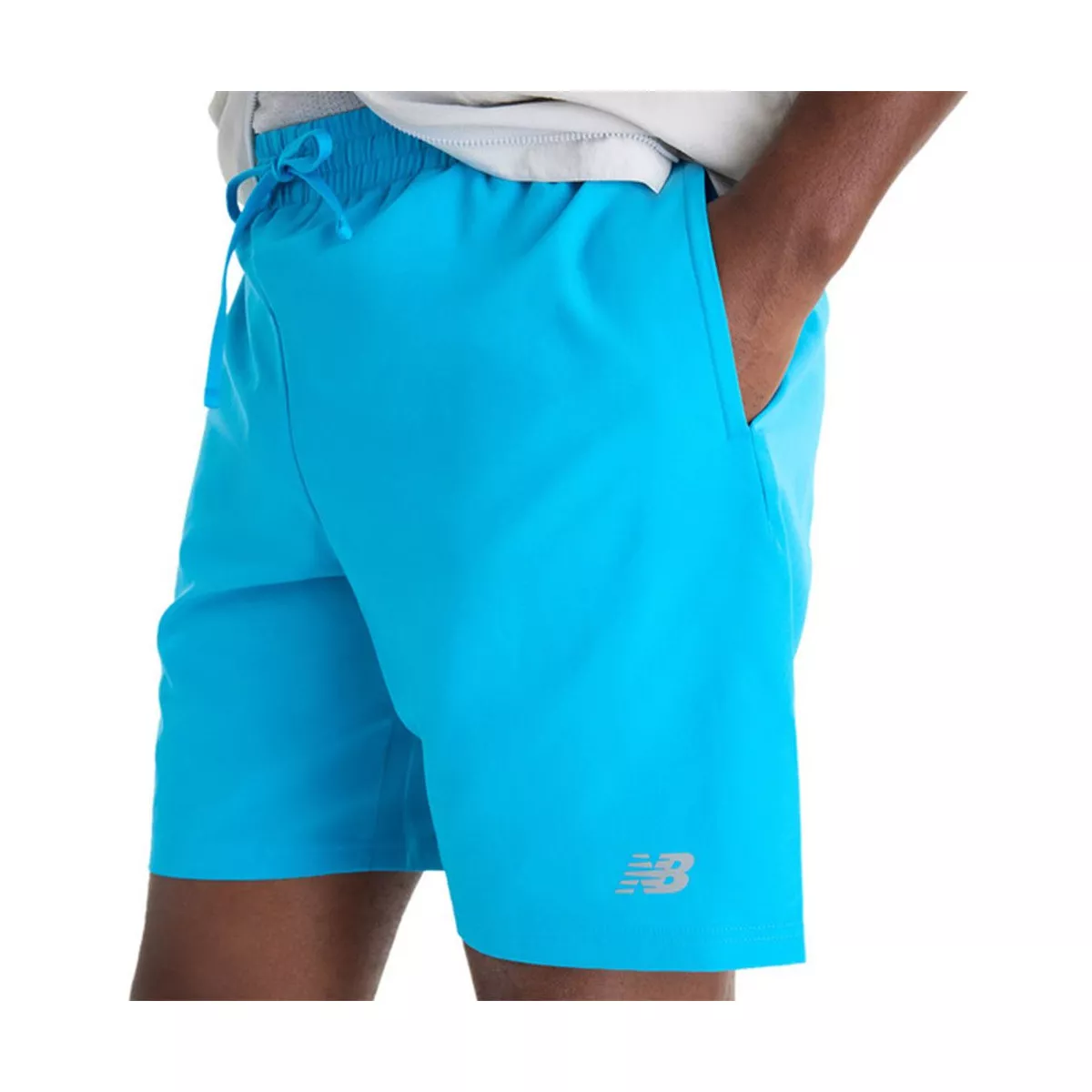 Pantaloncini New Balance Essentials Blu