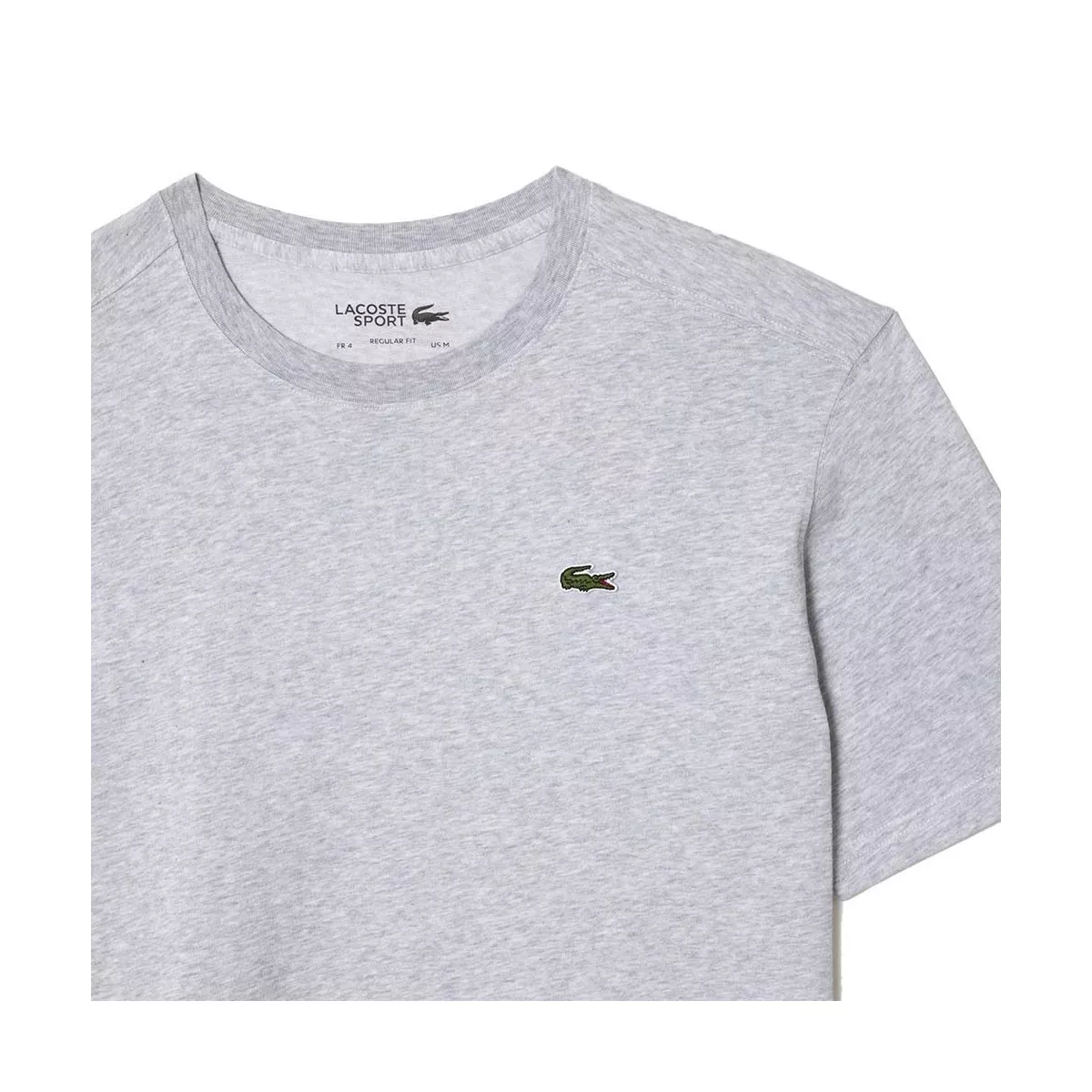 Maglietta Lacoste Sport Cotone Ultra Dry Grigio