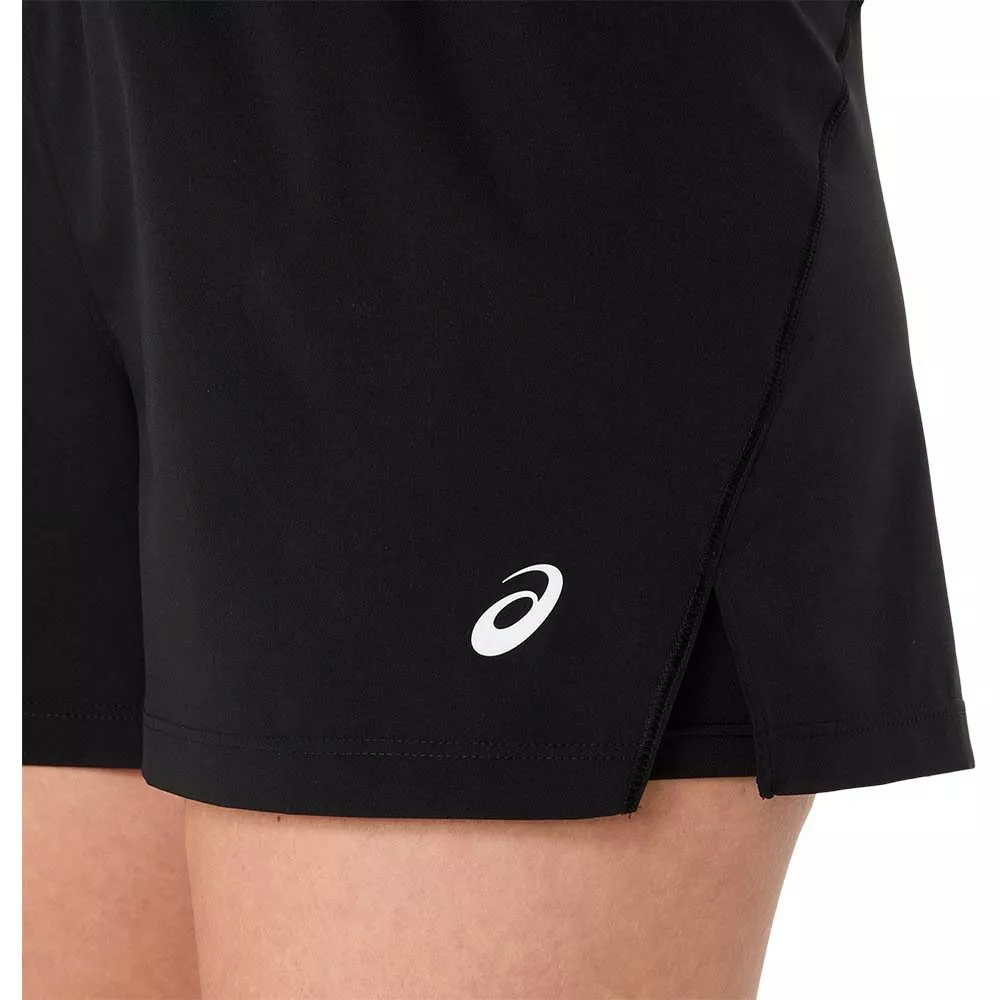 Short Asics Court 2-in-1 Donna Nero